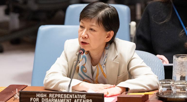 裁军事务高级代表中满泉在安理会关于叙利亚局势的会议上发言。